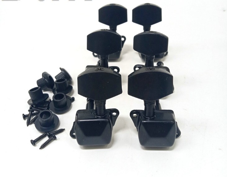 

Колки для акустической гитары, электрогитары 3L+3R Black