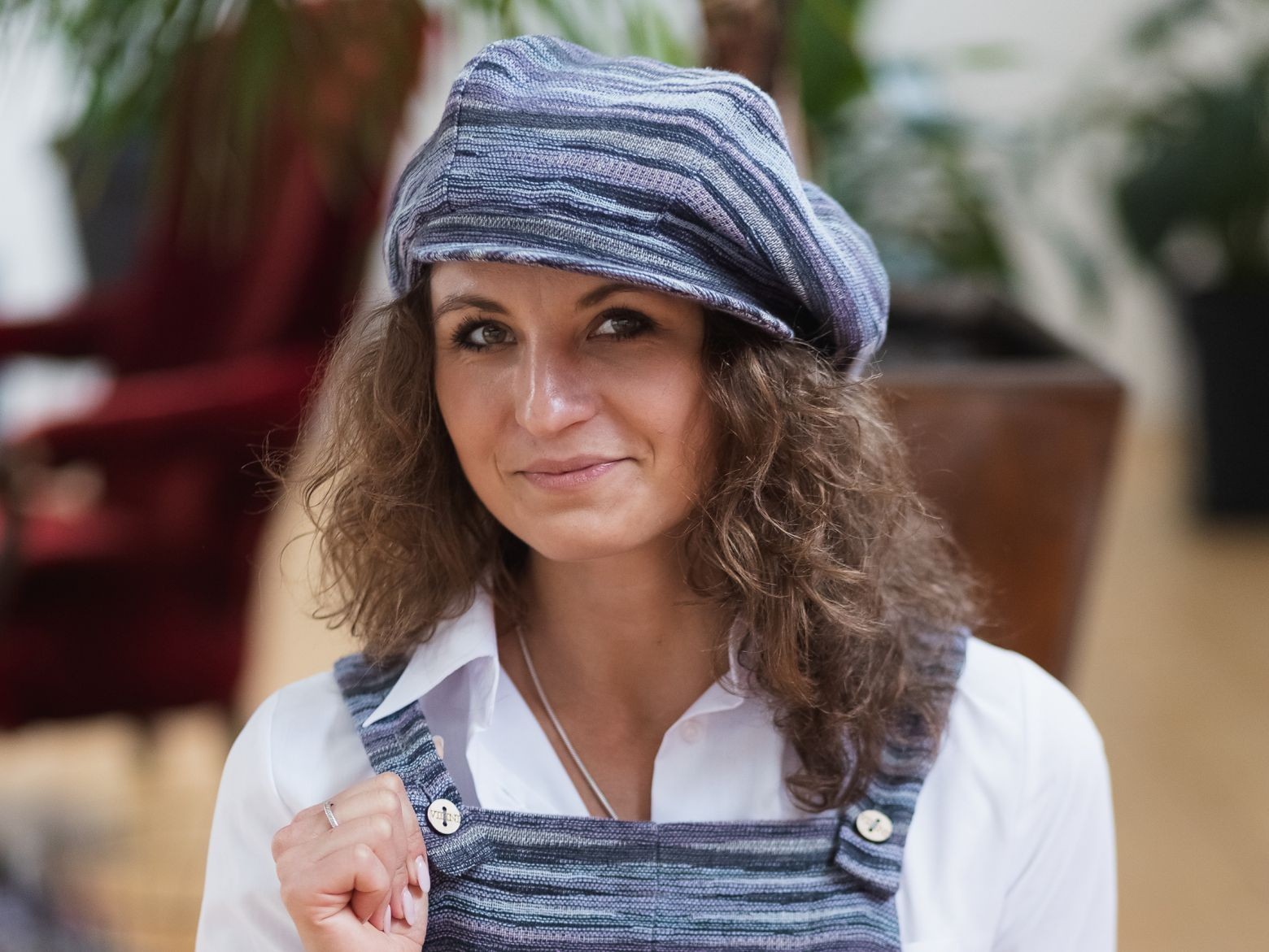 

Картуз VILINI фиолетово-синий жаккард, Картуз VILINI фиолетово-синий жаккард One Size