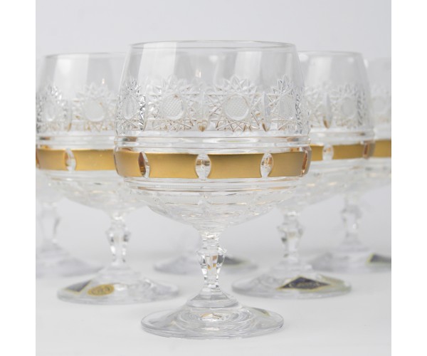

Набор бокалов 6шт для коньяка 250 мл Crystal Bohemia Caesar (2010072С68250)