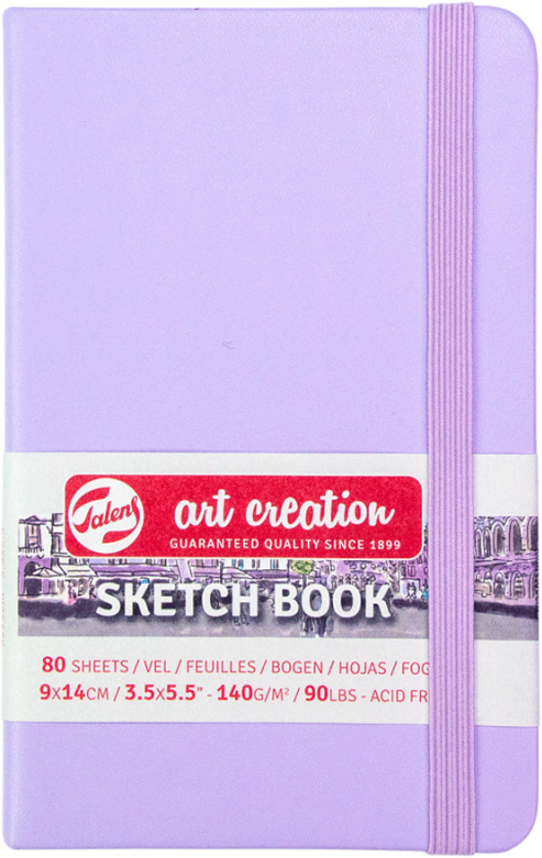 

Блокнот для графики Royal Talens Art Creation 140 г/м2 9 х 14 см 80 листов Pastel Violet (8712079466985)
