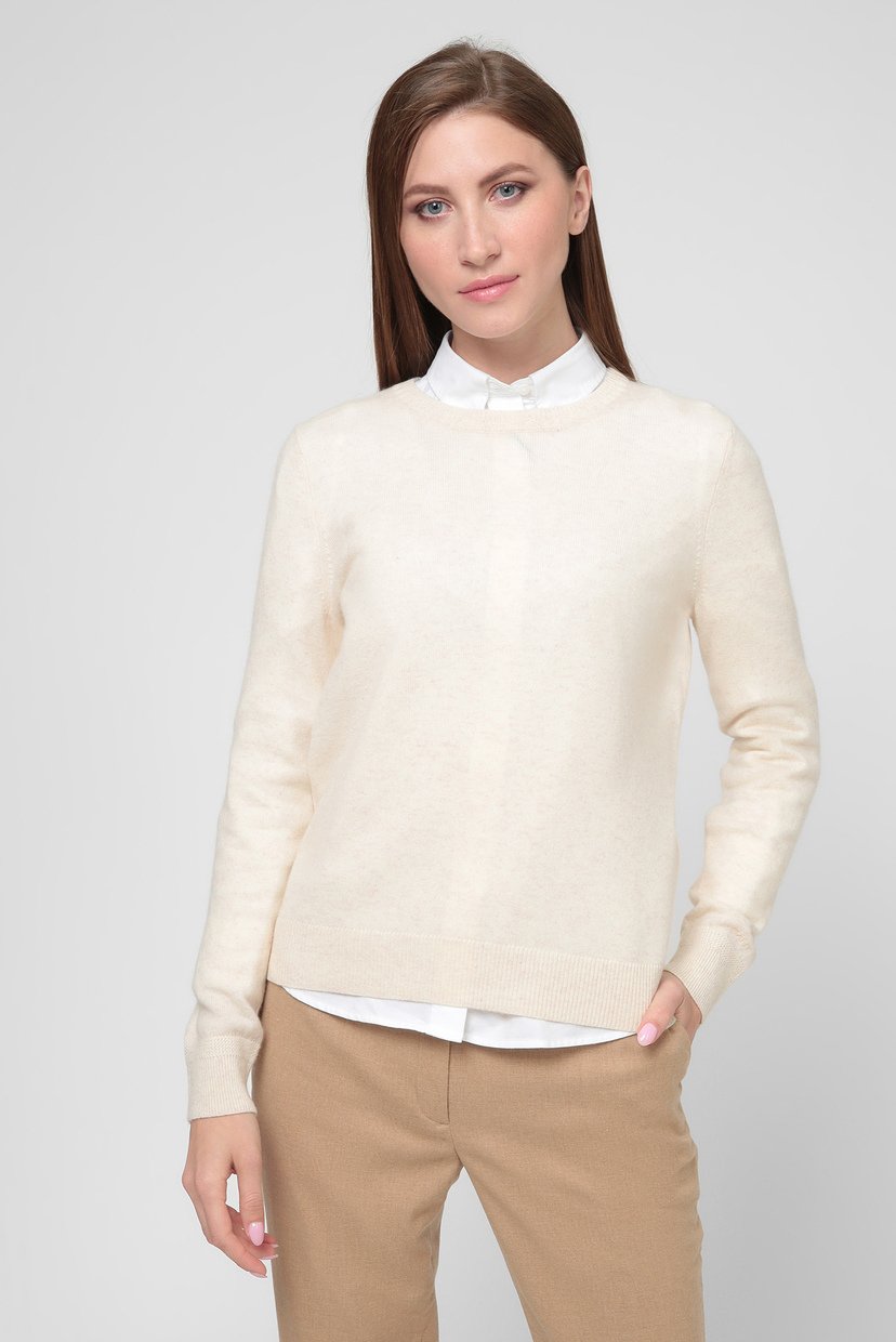 

Женский бежевый шерстяной джемпер CASHMERE WOOL CREW Gant  4805125, Женский бежевый шерстяной джемпер CASHMERE WOOL CREW Gant M 4805125
