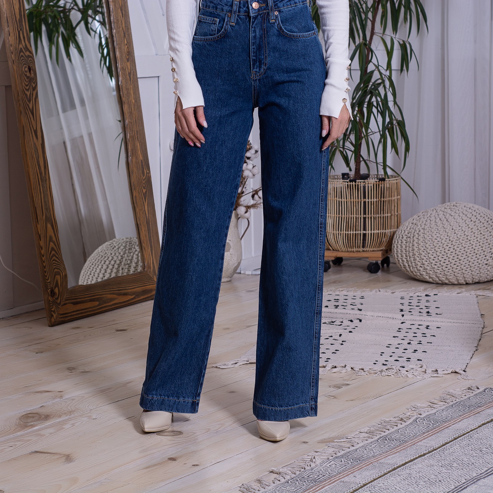 

Джинсы Cracpot Wide Leg  синие (1040, Джинсы Cracpot Wide Leg 29 синие (1040)