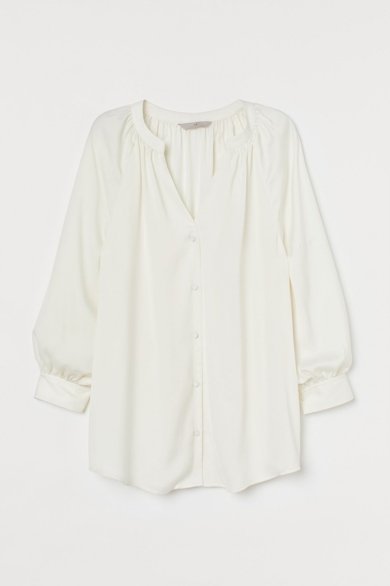 

Блуза H&M 38 Молочный 8572671dm