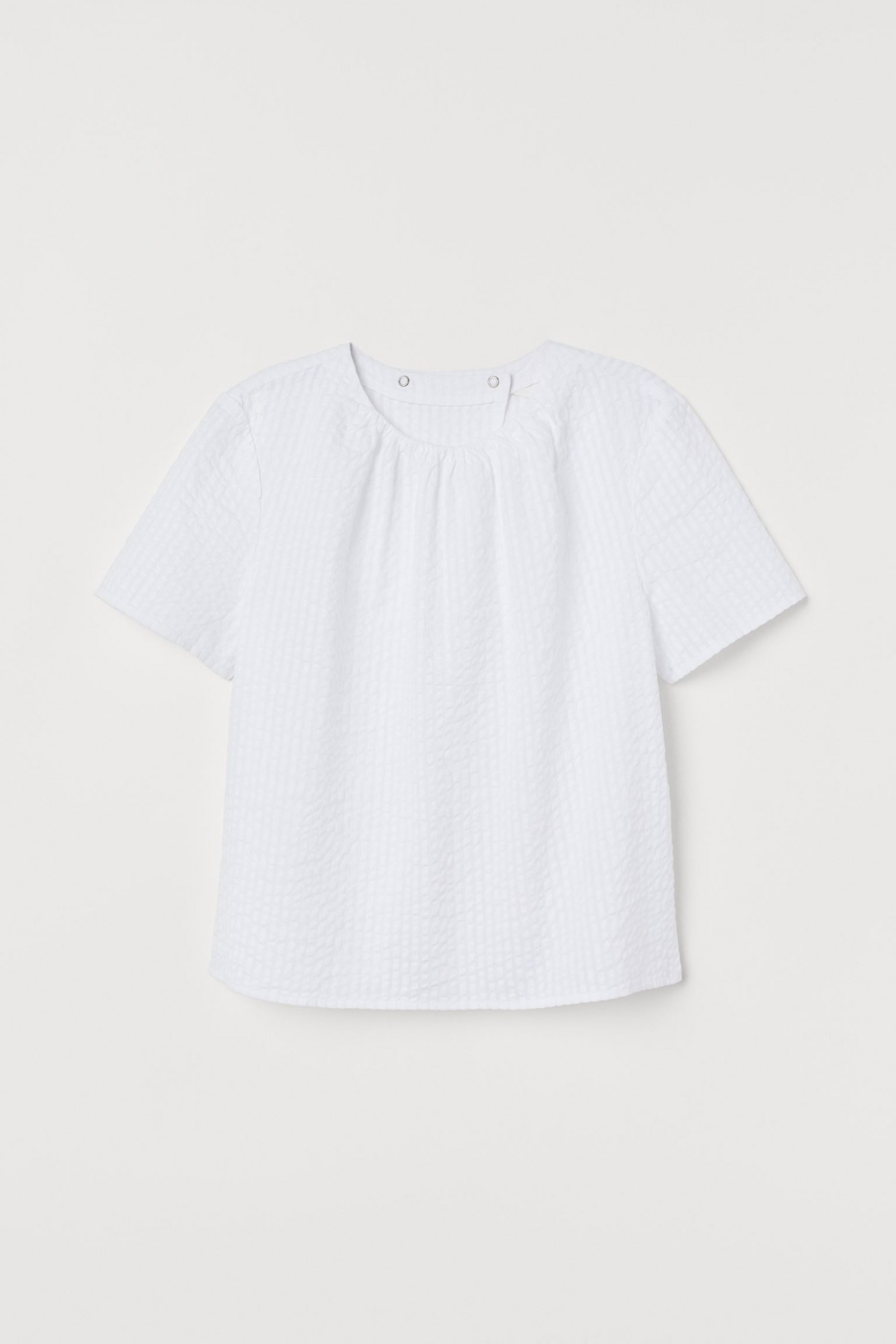 

Блуза с к/р H&M 38 Белый 7714170sdm