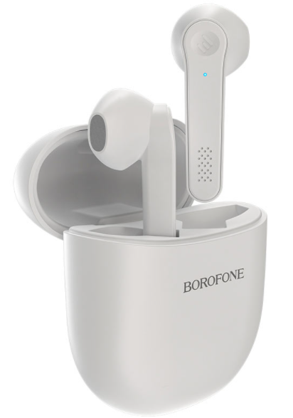 

Беспроводные наушники в кейсе с микрофоном BOROFONE Serenity BE49 Белый