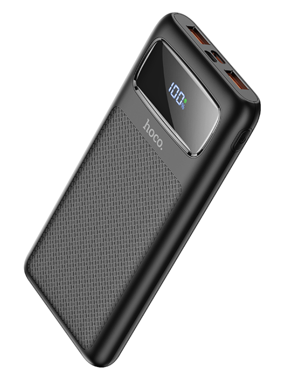 

Павербанк PowerBank с быстрой зарядкой HOCO J81 10000mAh |2USB/1Type-C, 22.5W, 5A, QC/PD| Черный