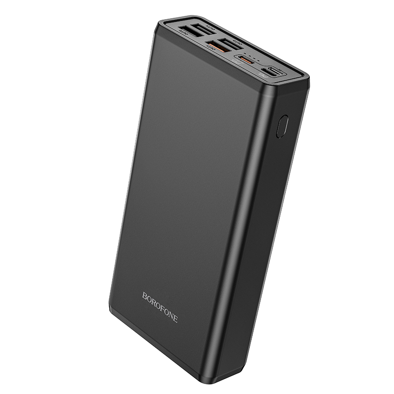 

Павербанк PowerBank с быстрой зарядкой BOROFONE BJ11 30000mAh |4USB/2Type-C/1Lightning, PD/QC, 20W, 5A| Черный