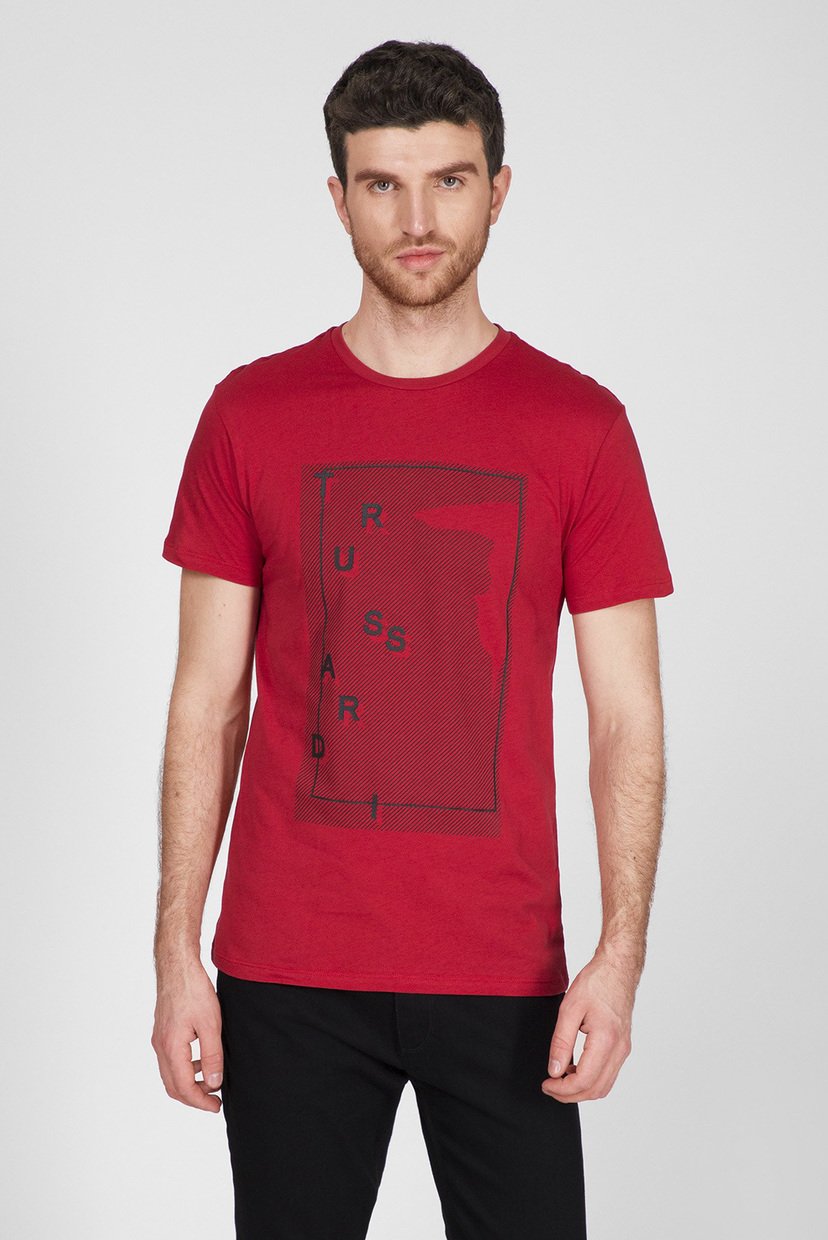 

Мужская красная футболка REGULAR FIT Trussardi M 52T00304-1T003613