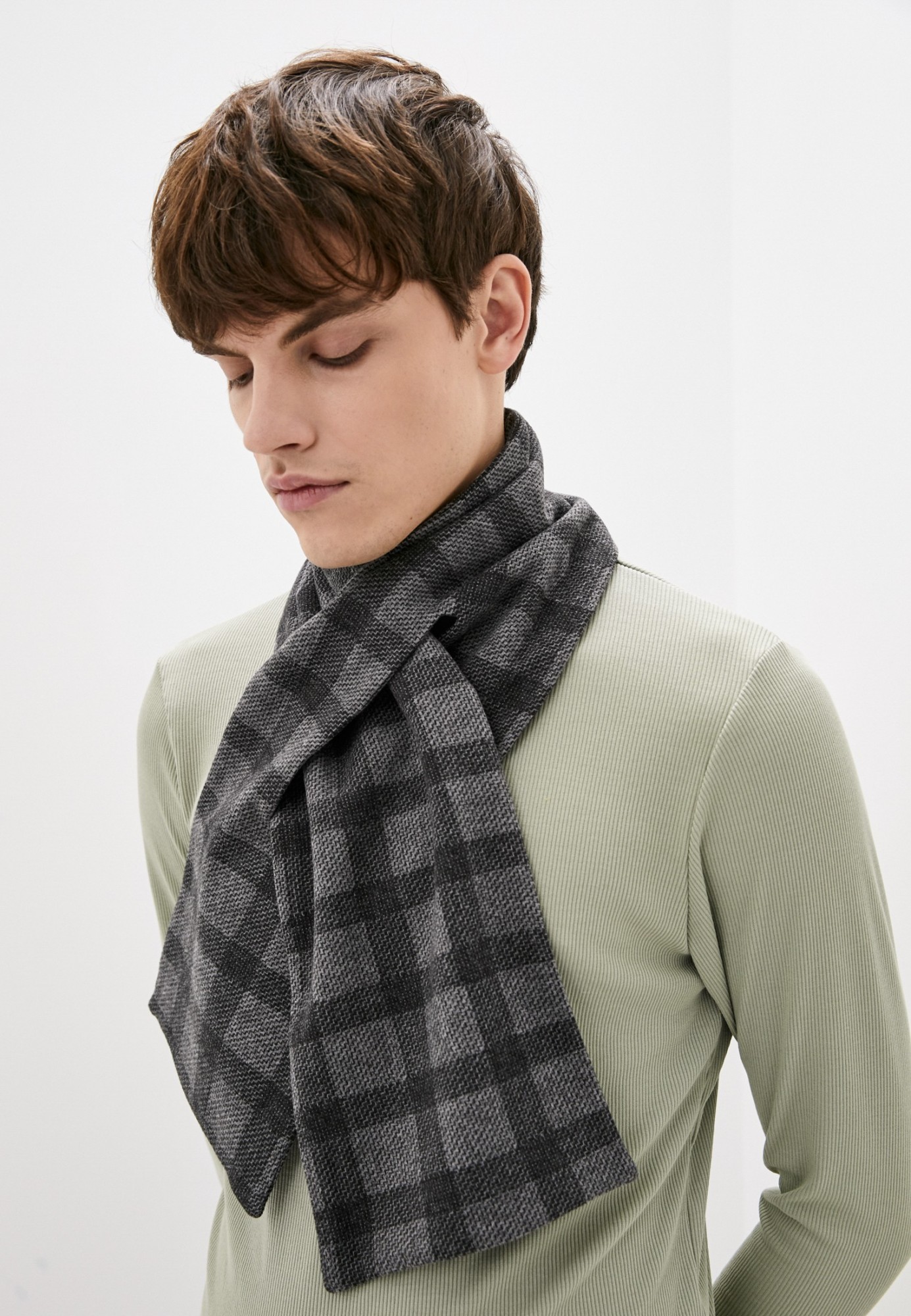 

Шарф теплый "Нью-Йорк" MyScarf  серый в клетку, Шарф теплый "Нью-Йорк" MyScarf one size серый в клетку