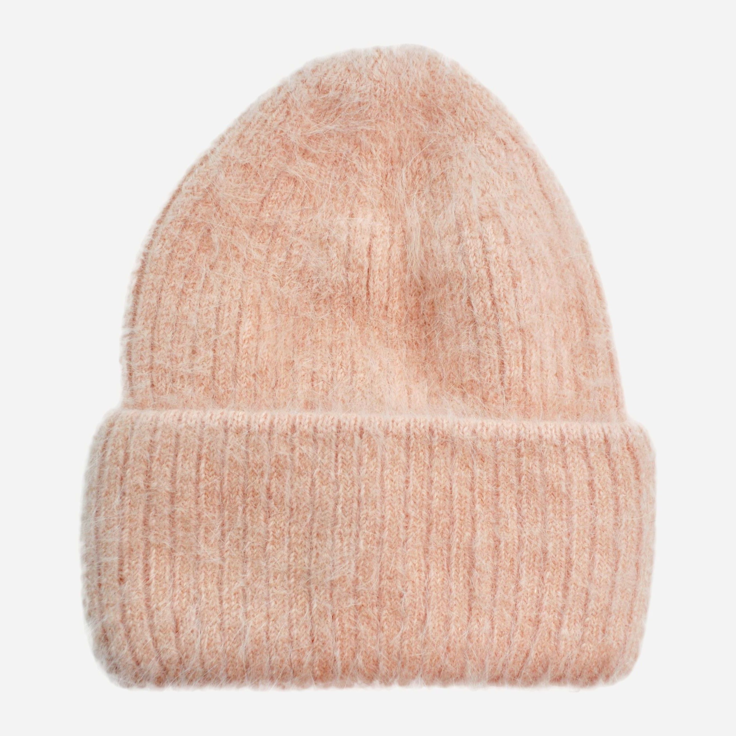 

Зимняя шапка Anmerino DSC_0254 53-56 см Персиковая