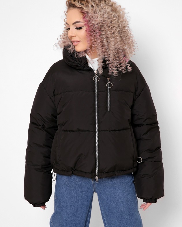 

Куртка X-Woyz LS-8892-8  Чорна, Куртка X-Woyz LS-8892-8 44 Чорна