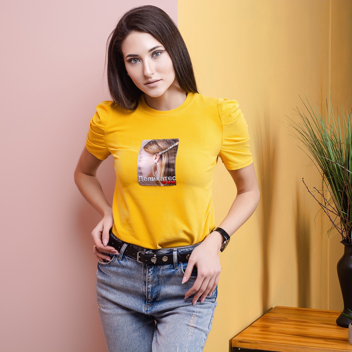 

Футболка KACHIС / Горчичная (9865, Футболка KACHIС S/M Горчичная (9865)