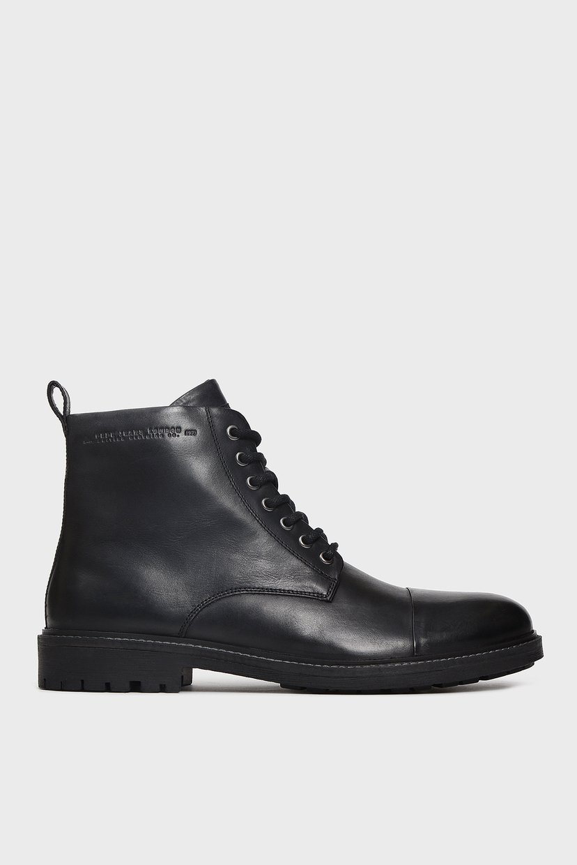

Мужские черные кожаные ботинки PORTER Pepe Jeans 42 PMS50178
