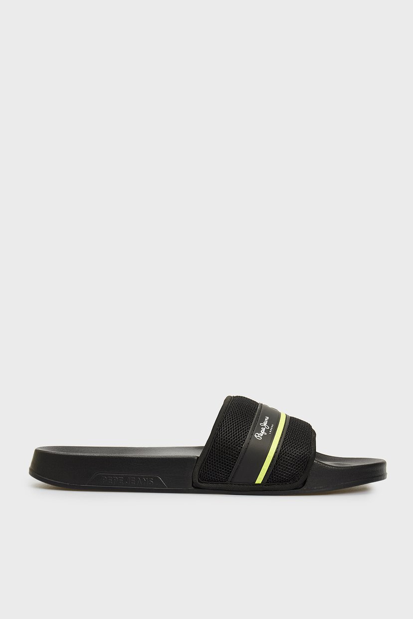 

Мужские черные слайдеры SLIDER MESH Pepe Jeans 42 PMS70094