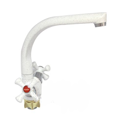 

Смеситель для кухни ZEGOR DTZ4-D827W (TLD) Белый