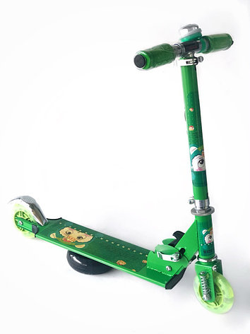 

Самокат детский Bear Kid 1015 до 40 кг салатовый
