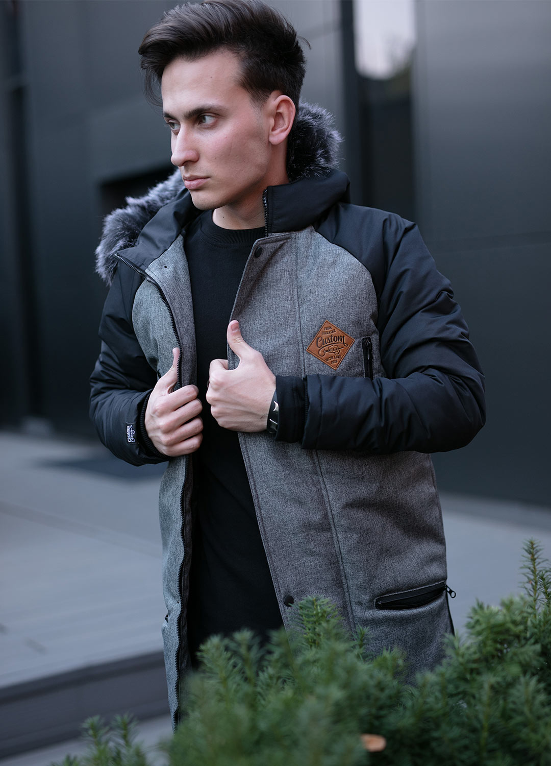 

Парка Custom Wear Long, Grey/Black S