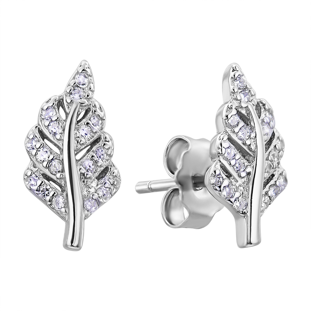 

Серебряные серьги с фианитами 000132635
