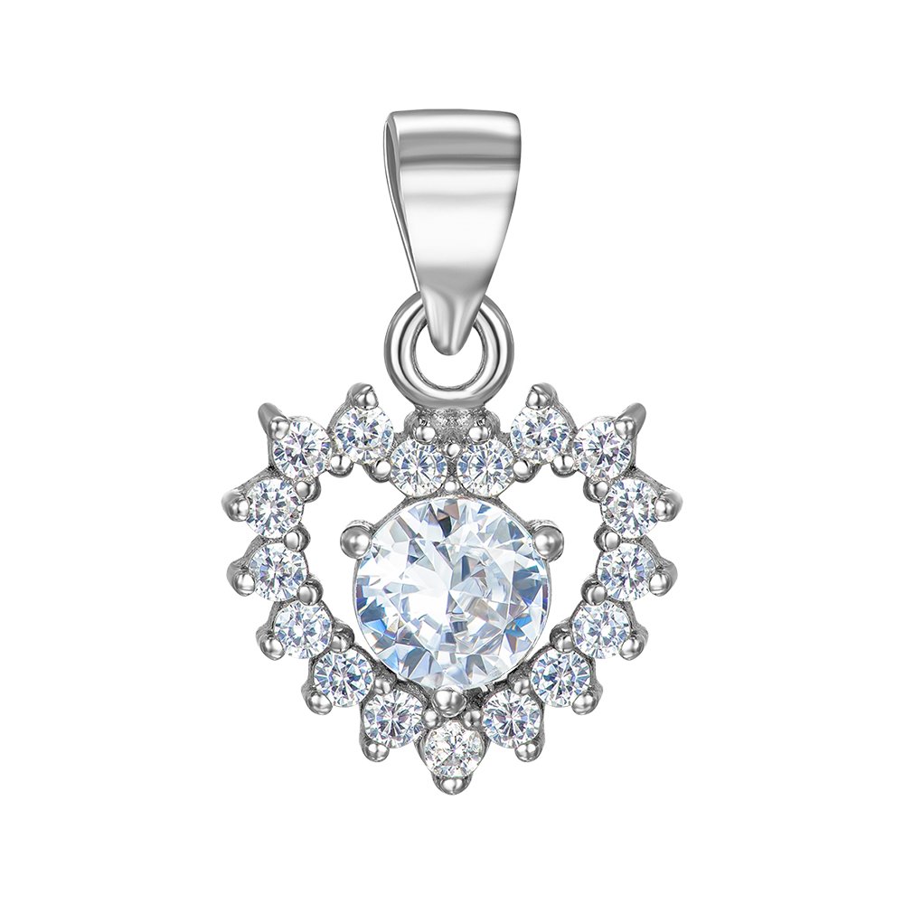 

Серебряная подвеска с фианитами 000147323