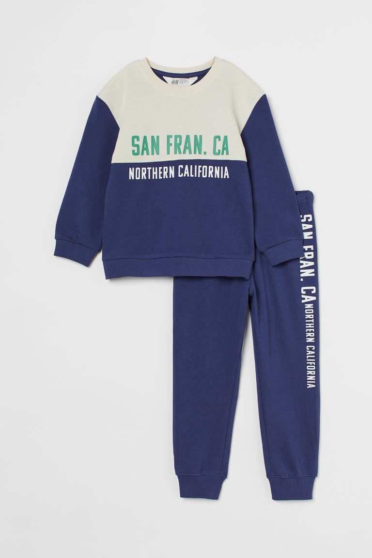 

Спортивний костюм (світшот і джогери) H&M 10S221 140 см 9-10 р Синій (P-6910806231144)
