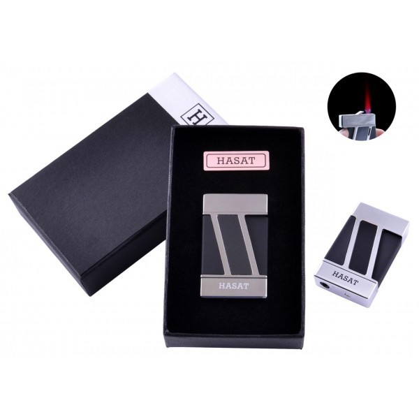 

Зажигалка в подарочной коробке Hasat (Турбо пламя) 4315 Black