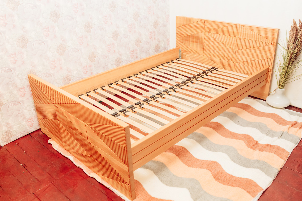 

Кровать односпальная Hygge design Stanford 120х200 бук
