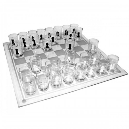 

Шахматы с рюмками 35х35х6,5 см