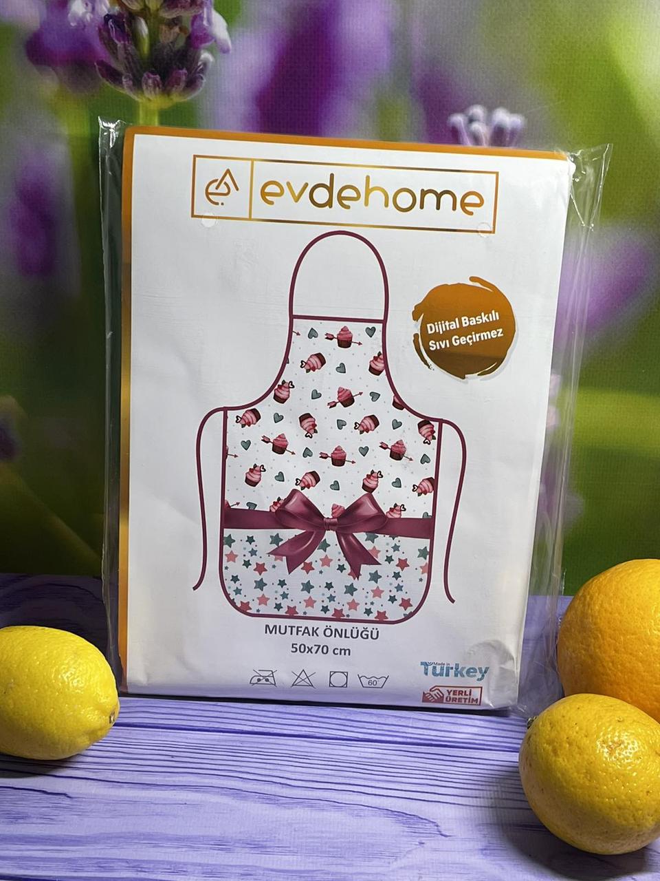 

Фартук Evdehome кухонный 50х70 см с рисунком Valentine