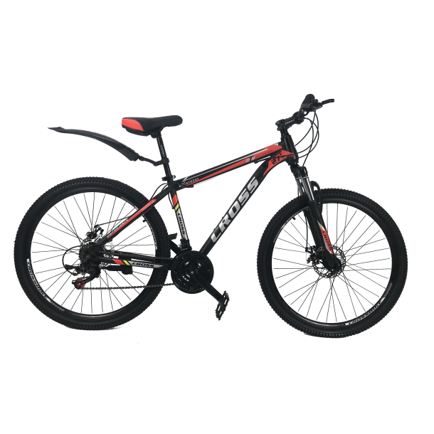 

Велосипед Cross Street 27.5" 17" Черный-Красный