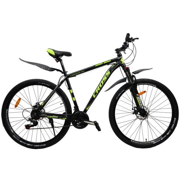 

Велосипед Cross Hunter 27.5" 17" Черный-Желтый