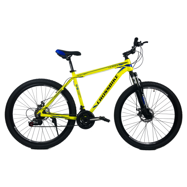 

Велосипед CrossBike Leader 29" 19" Неоновый желтый