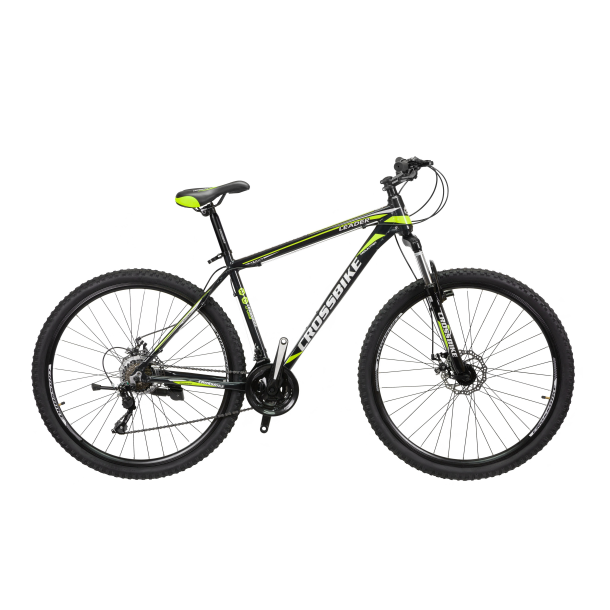 

Велосипед CrossBike Leader 27.5" 19" Черный-Желтый