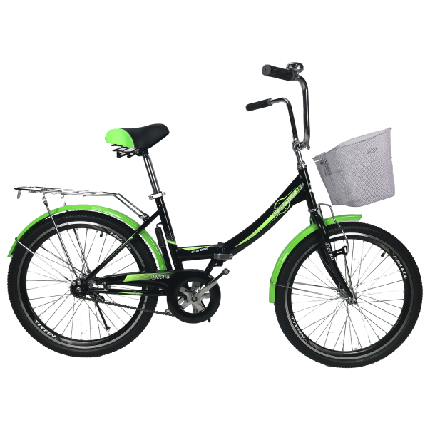 

Велосипед Titan Десна 24" 16" Черный-Зеленый