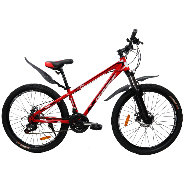 

Велосипед CrossBike Racer 26" 13" Красный-Черный