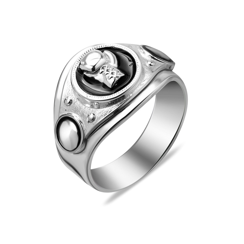 

Серебряное кольцо ins:емаль IM-5362 р-22