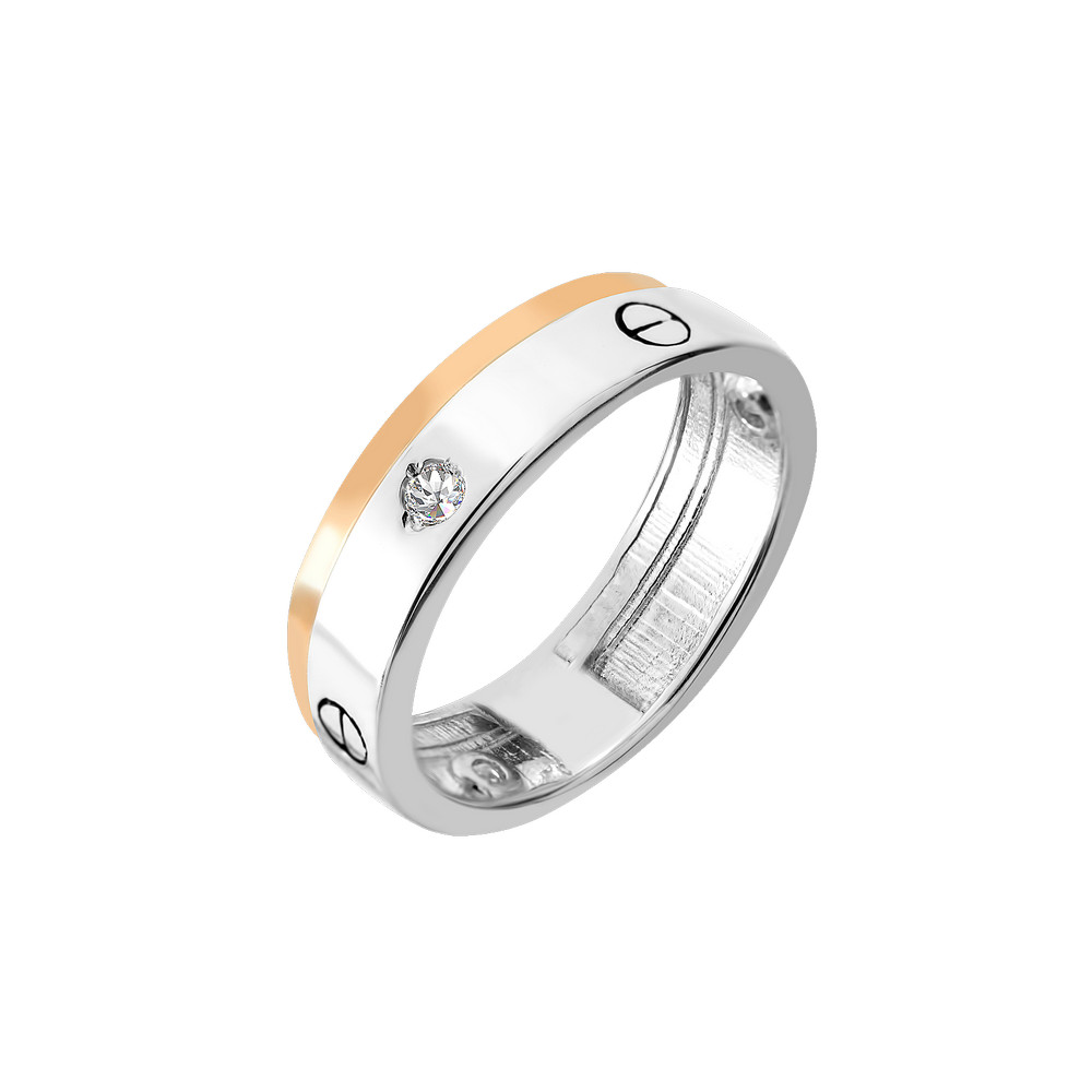 

Серебряное кольцо ins:фіаніт IM-5257 р-16.5