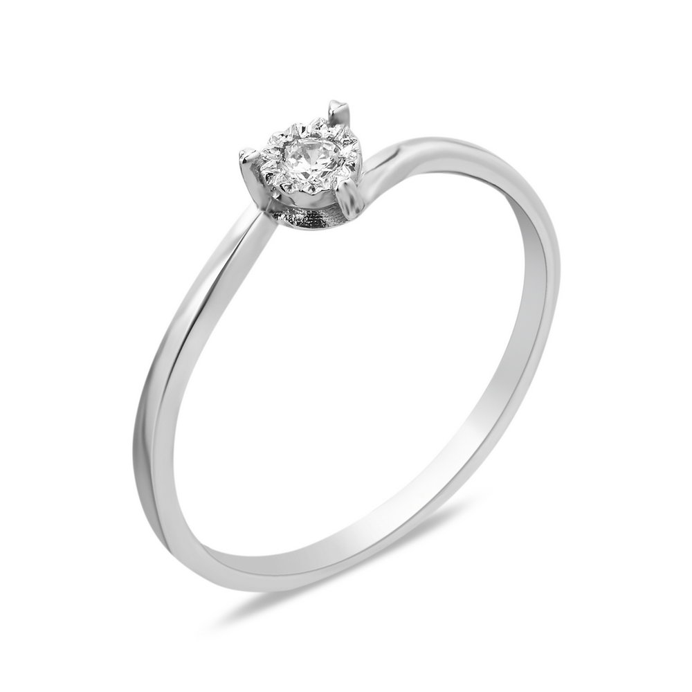 

Серебряное кольцо ins:фианит IM-6884 р-17.5