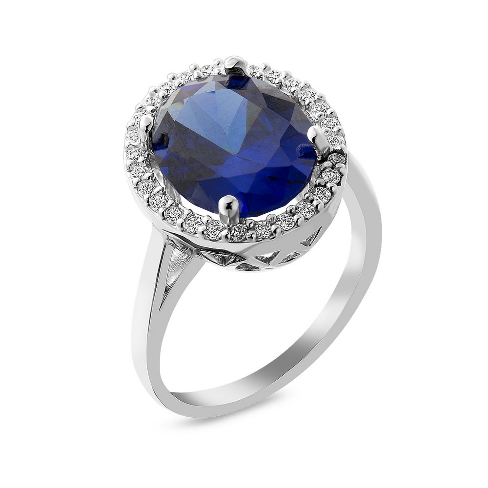 

Серебряное кольцо ins:фианит IM-6888 р-18.5