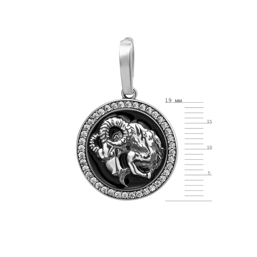 

Серебряный кулон ins:фианит IM-6933 р-