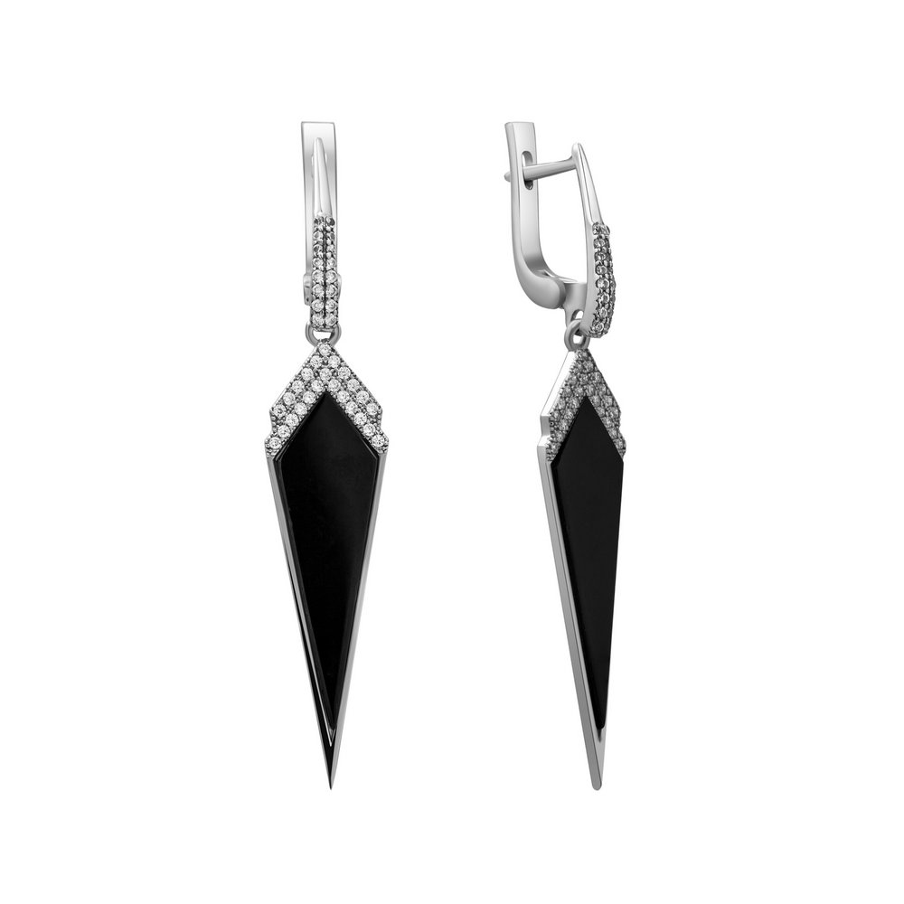 

Серебряные серьги ins:фианит IM-7026 р-