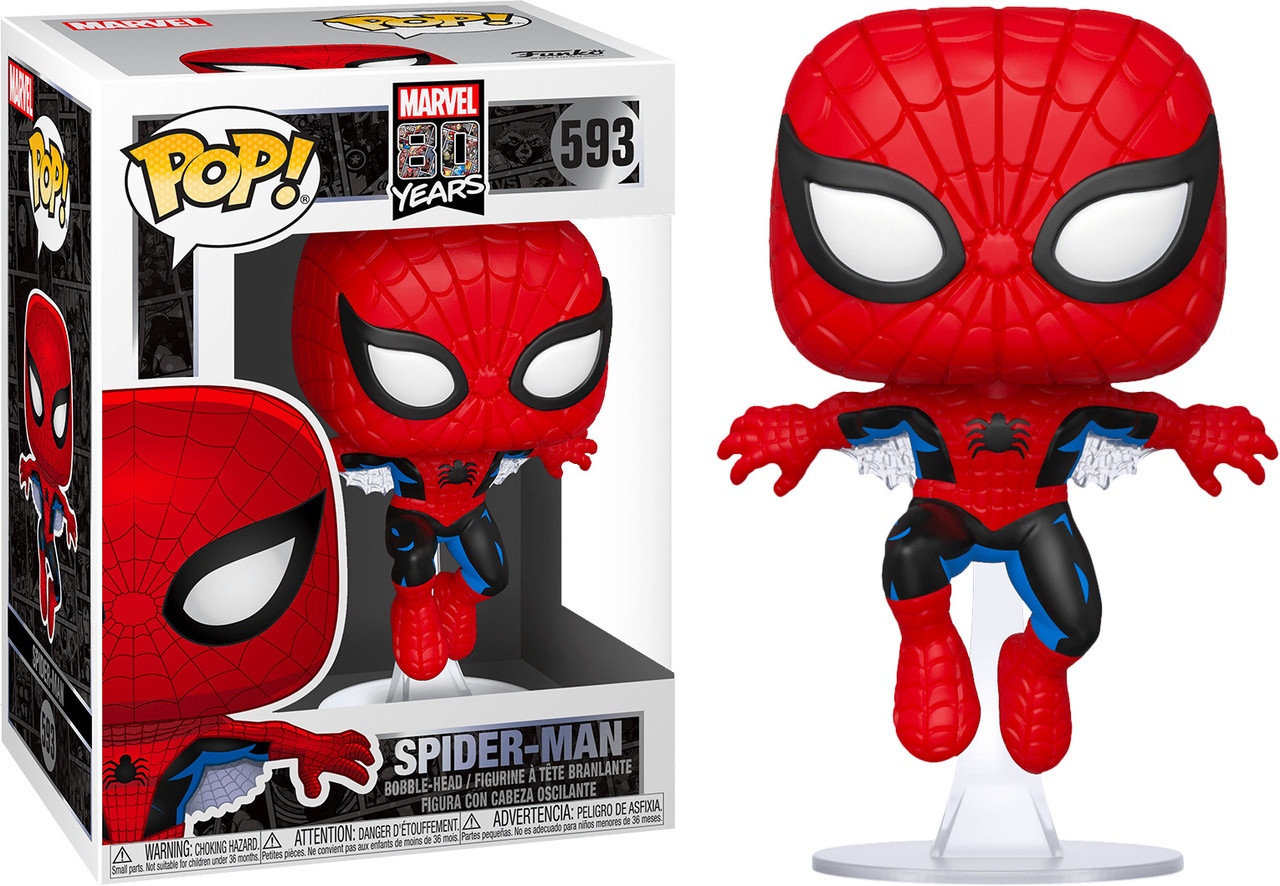 

Фигурка Funko Pop Фанко Поп Марвел 80 лет Человек Паук Marvel 80th Spider-Man 10 см SM 593