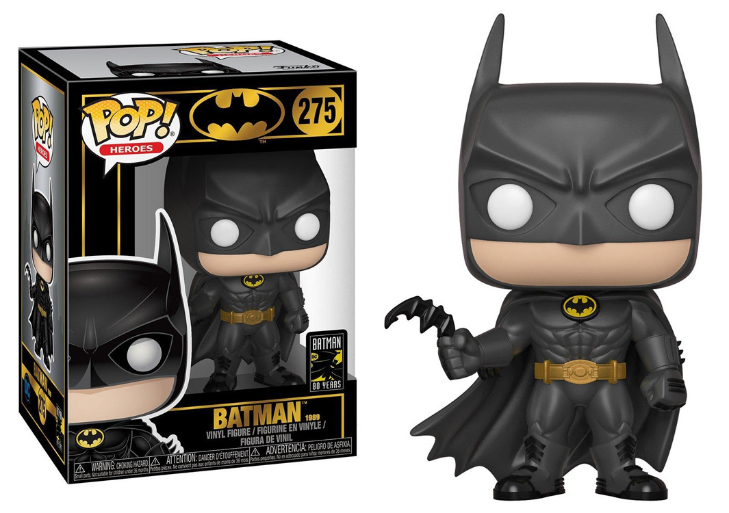 

Фигурка Funko Pop Фанко Поп Batman 80th Batman 1989 Бэтман 10см В В275
