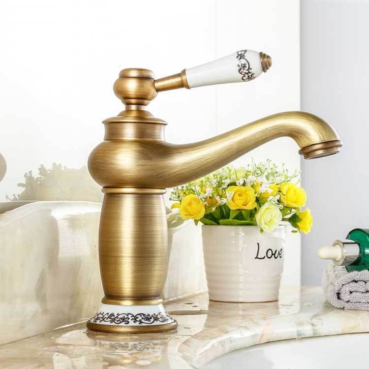 

Смеситель для умывальника Deco 0169-3 бронза