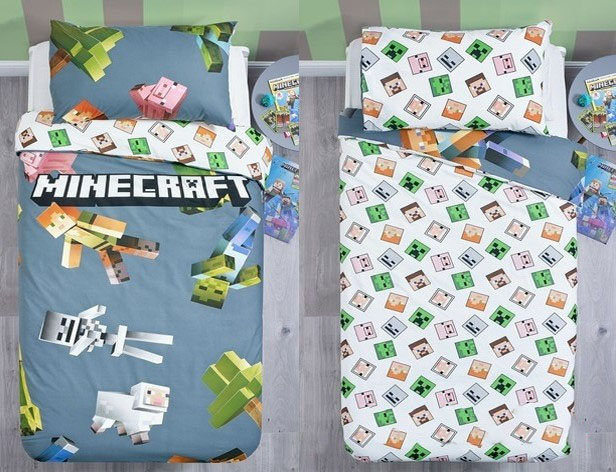 

Комплект постельного белья MirSon Бязь Premium 17-0467 Boy's Minecraft Полуторный