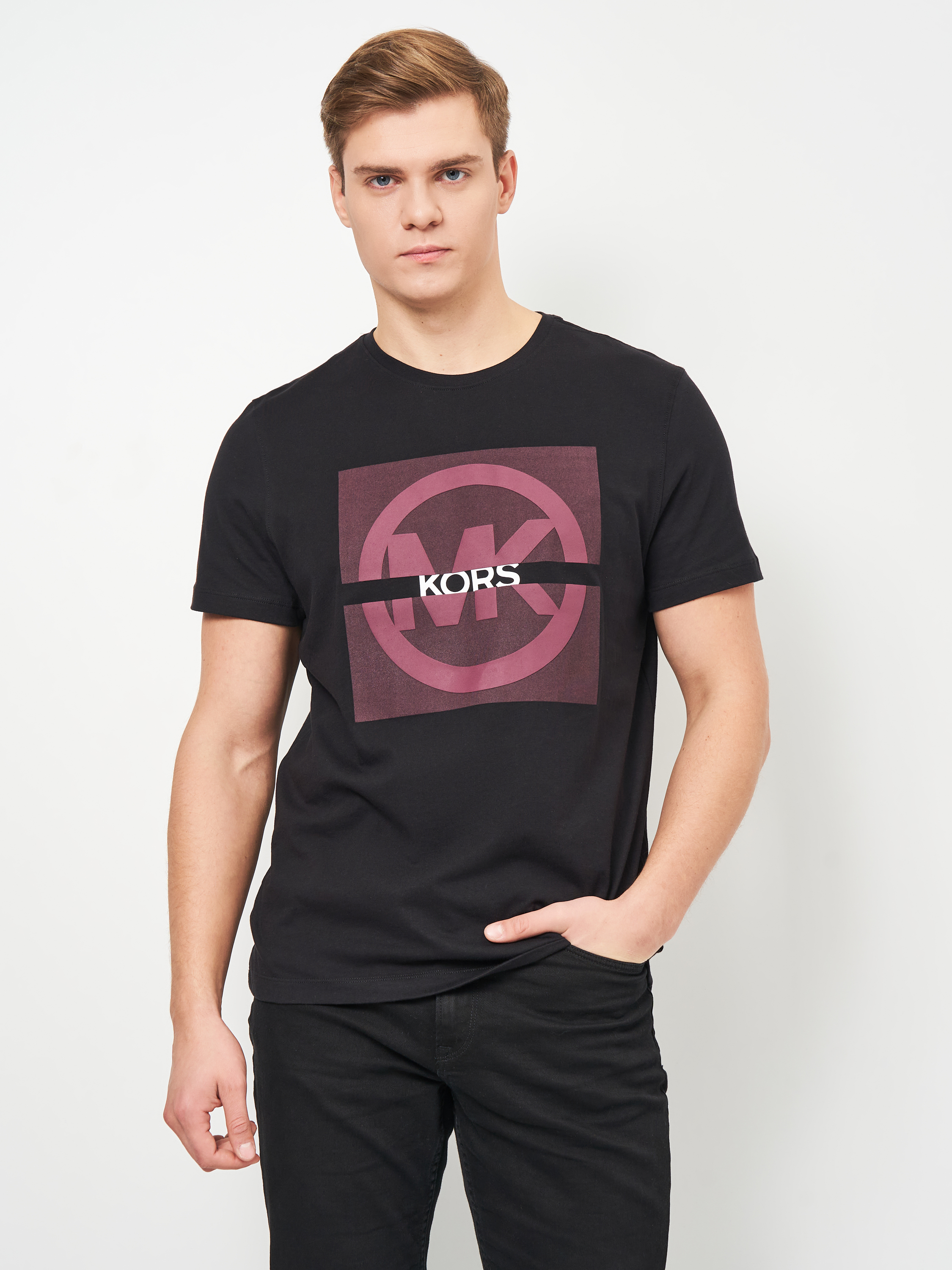 

Футболка Michael Kors Split Logo Tee CF150GAFV4-001  Black, Футболка Michael Kors Split Logo Tee CF150GAFV4-001 M Black