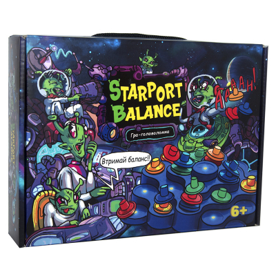 

Настольная игра Strateg головоломка Starport Balance(украинский язык) (30409)