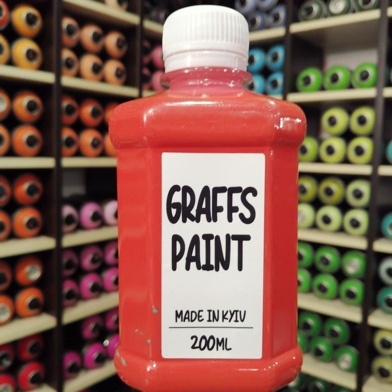 

Краска для маркеров Graffs Paint Red (Красный) 200ml