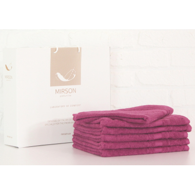 

Полотенце MirSon набор банных №5081 Elite SoftNess Plum 50х90 6 шт