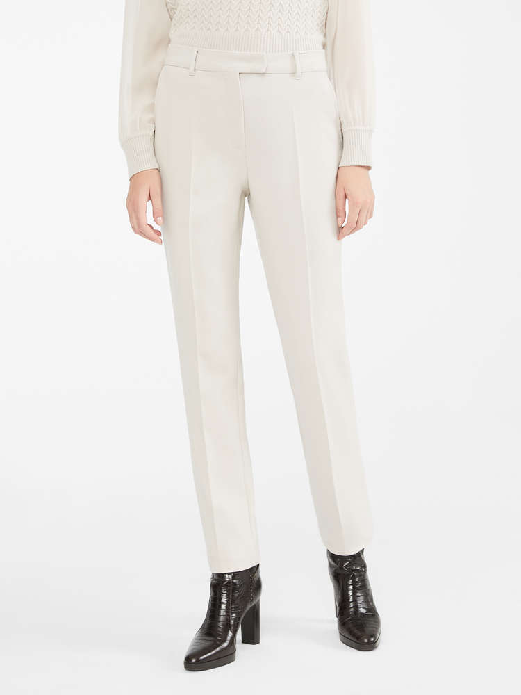 

Брюки MaxMara  Белые 61360103600, Брюки MaxMara 40 Белые 61360103600