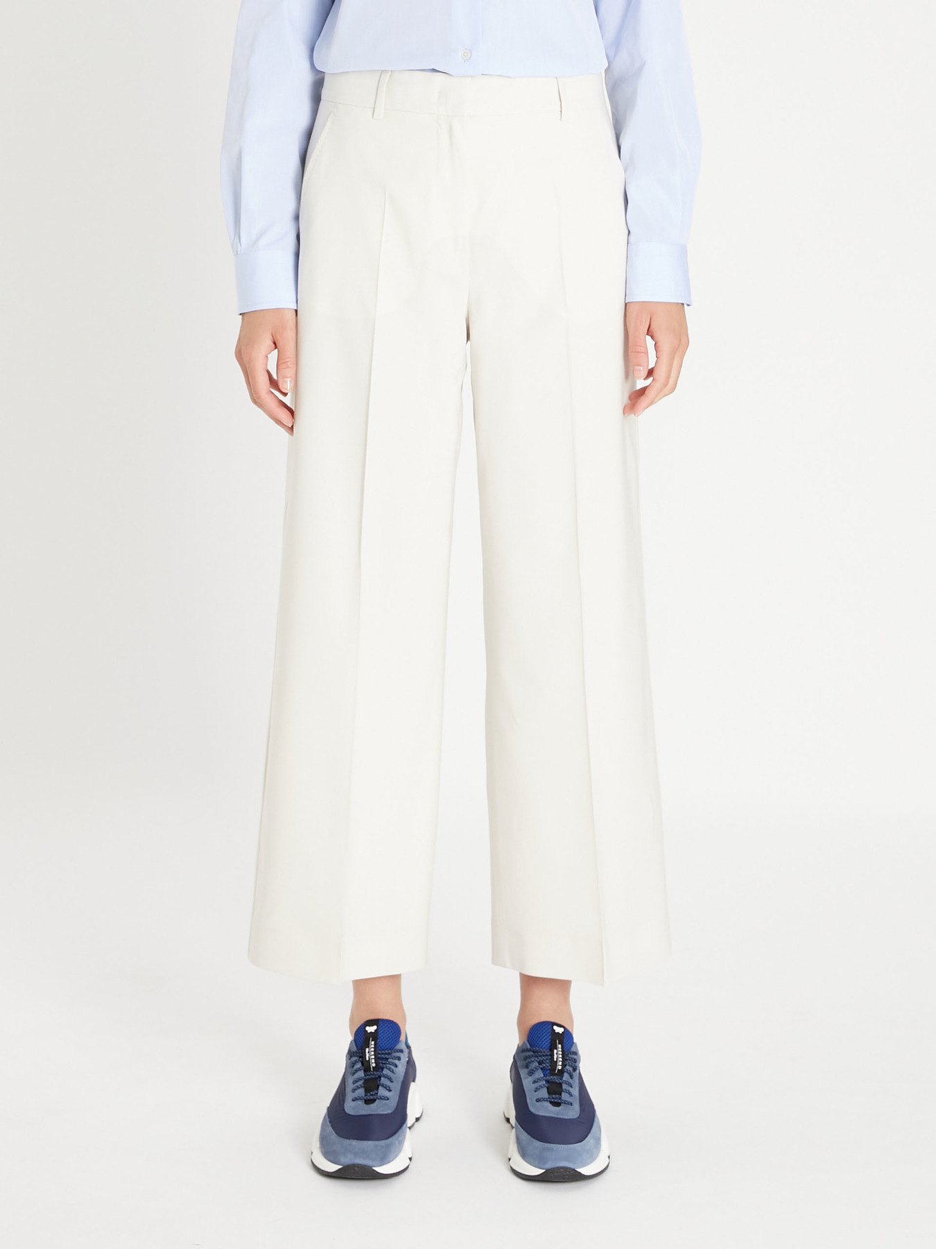 

Брюки MaxMara  Белые 51361619600, Брюки MaxMara 42 Белые 51361619600